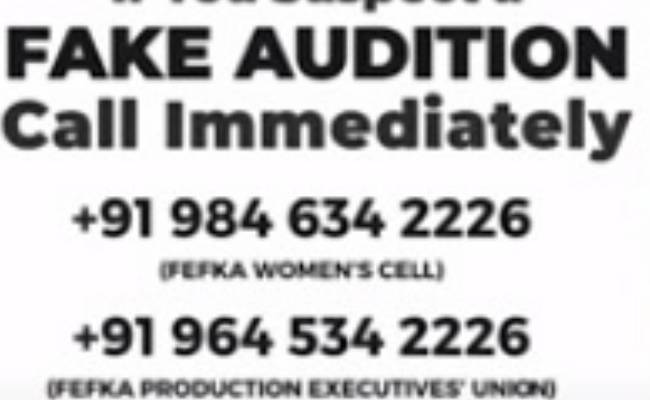 ஆடிஷனில் தவறாக நடந்து கொள்பவர்கள்.. பிரபல நடிகை வீடியோ | actress anna ben's latest video against fake casting call with fefka