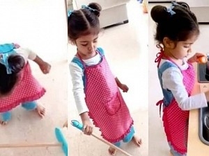 நடிகை அசின் மகளின் வைரல் புகைப்படங்கள் | actress asin's daughter pics goes viral