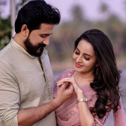 Actress Bhama Shares her engagement photos in instagram