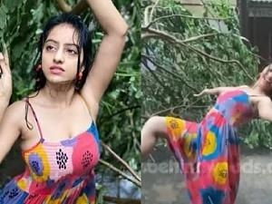actress Deepika Singh Goyal trending pic amid cyclone tree