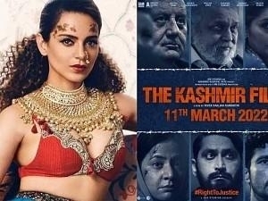 actress Kangana Ranaut on kashmir files movie box office