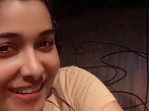 அதர்வா பட டப்பிங் முடித்த ப்ரியா பவானி ஷங்கர் | actress priya bhavani shankar finishes her dubbing for atharva's kuruthi aattam