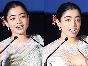 Actress Rashmika cute Tamil speech about sultan