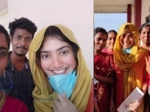 சாய் பல்லவி லேட்டஸ்ட் புகைப்படம் | Actress sai pallavi latest stills with fans is going viral