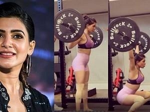 Actress Samantha latest workout video went viral