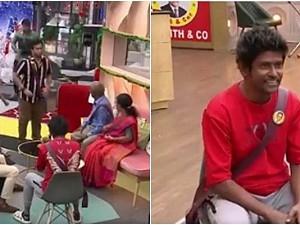 ADK father dances with myna while he is singing in BiggBoss house