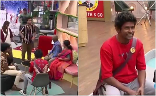 ADK father dances with myna while he is singing in BiggBoss house