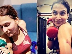 Aishwarya Rajinikanth Gym Work Out Video Goes Viral