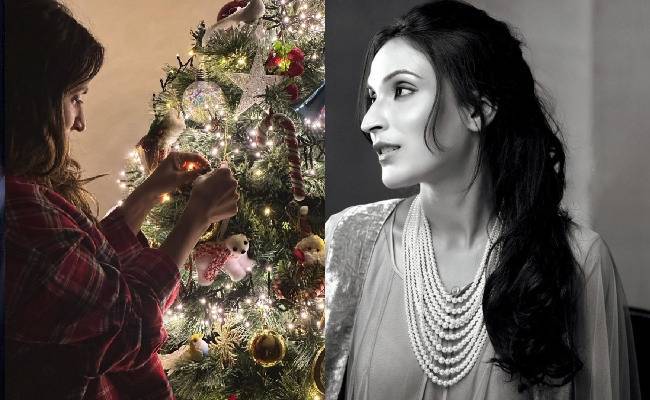 Aishwarya Rajinikanth Ready to Celebrate Christmas Viral Photos