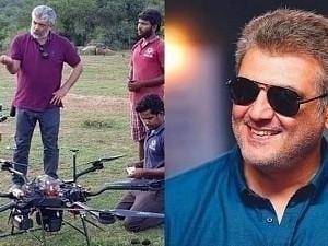 Ajith driven a drone in valimai shooting spot video