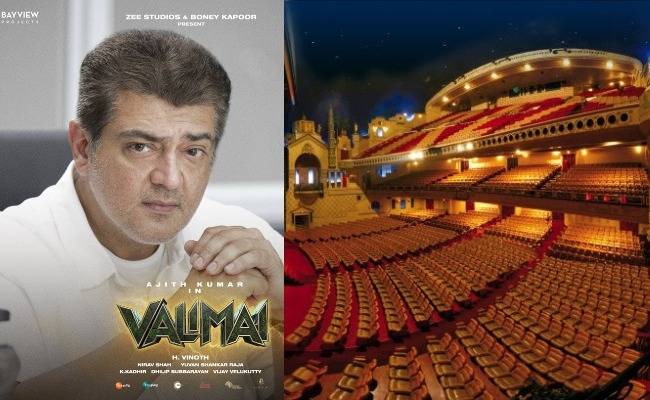 Ajith Kumar Valimai Movie Releasing at Le grand Rex theater Paris
