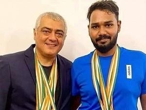 Ajith Kumar won Gold Bronze Medals in State Rifle Tournament