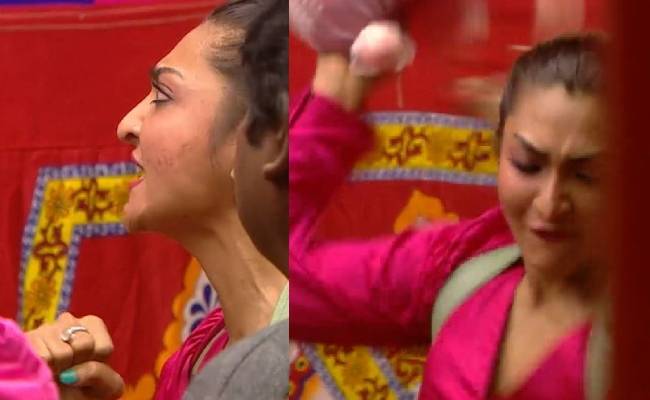 Akshara angry shout at the word spoken by Ciby biggbosstamil5