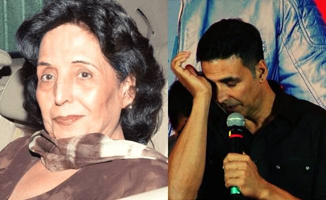 AkshayKumar mother Aruna Bhatia passes away அக்‌ஷய் குமார்