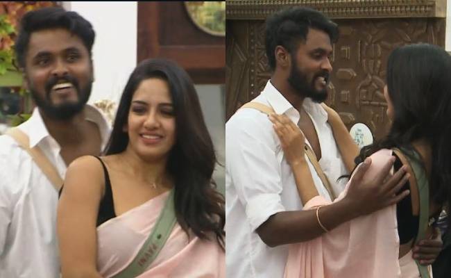 amir propose to pavani for a play biggboss5 tamil