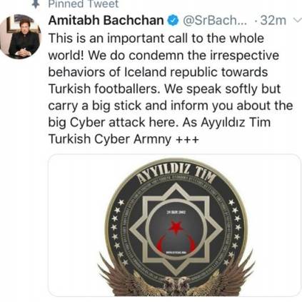 Amitabh Bachchan’s twitter account gets hacked