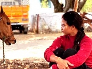 மணிமேகலை பதிவிட்ட செம போஸ்ட் | anchor manimegalai shares her lockdown feelings with cow