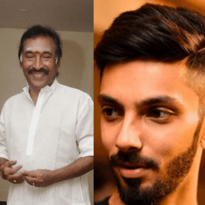 Anirudh released making video of thaliva theme music Darbar with music director Deva