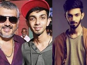 Anirudh wished Ajith birthday and hint about AK 62