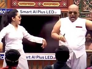 anitha and suresh performs dance in biggboss அனிதாவும், சுரேஷும் ஒன்றாக ஆடிய நடனம்
