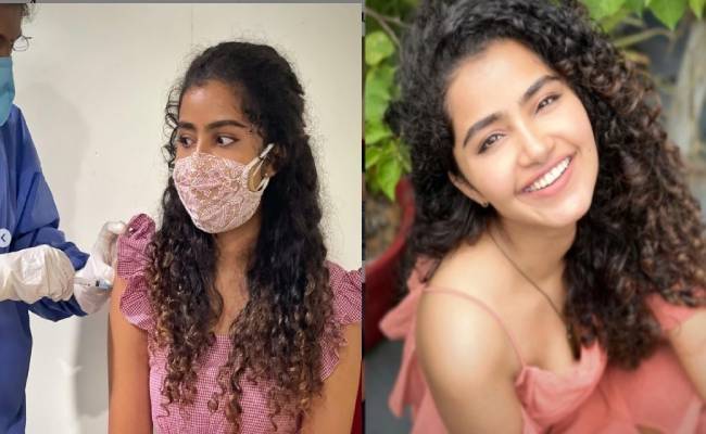 Anupama takes First dose of vaccine and cute reaction