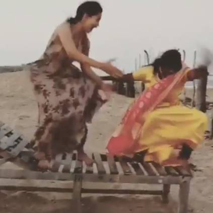 Aranthangi Nisha a dancing video Mani Megalai