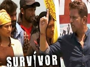 arjun made a twist in first elimination Survivor சர்வைவர்