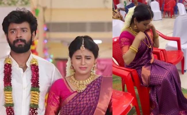 Baakiyalakshmi rithika share video in set before marriage