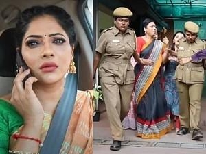 Bakkiyalakshmi take over by police after her food issues