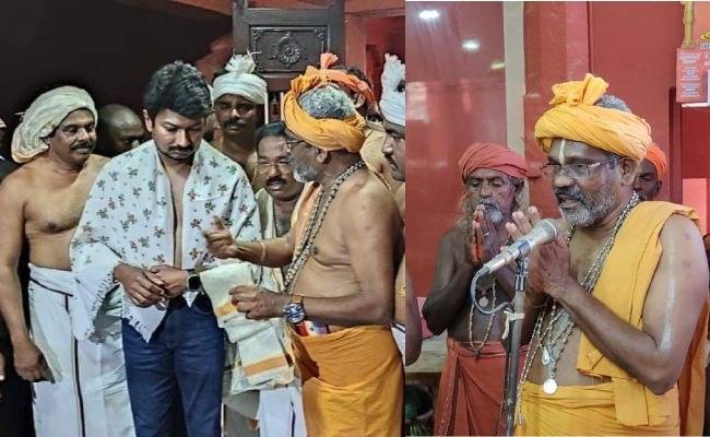 Bala janathipathi post about Udhayanidhi Stalin ayya Vaikundar temple visit