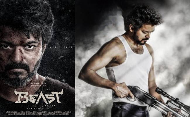 Beast movie 3rd look poster revealed by Nelson Dilipkumar
