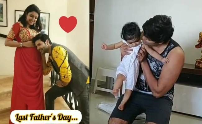 பிக்பாஸ் நடிகரின் க்யூட் தந்தையர் தின பதிவு | biggboss fame actor ganesh venkatraman shares his fathers day post