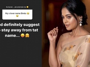 காதல் தோல்வி பதிவுக்கு பிக்பாஸ் நடிகை பதில் | biggboss fame actress bindu madhavi reply to fan over breakup