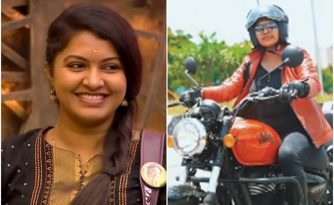 BiggBoss Rachitha Mahalakshmi driving Bike video Goes Viral