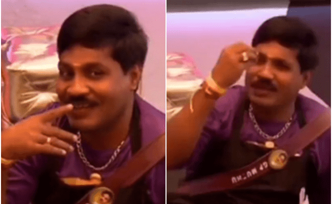 Biggboss6 Tamil GP Muthu shocked heavily after a dog barking sound