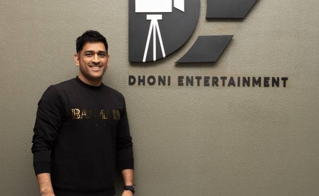 Dhoni Entertainment into film production with a Tamil film