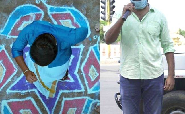 Director Actor Sasi Kumar works with Police to clear traffic in Madurai | மதுரையில் காவலர்களோடு இணைந்து சாலைப் போக்குவரத்தை சீர்ப்படுத்த