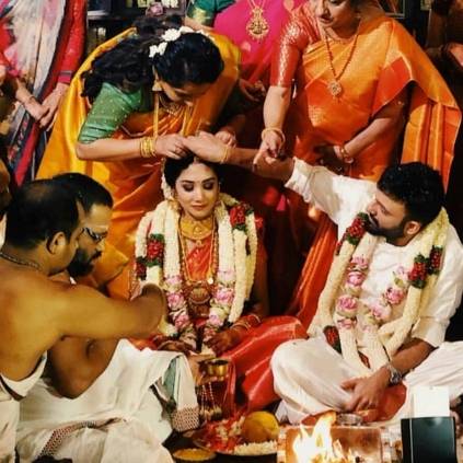 Director Anand Shankar gets married to his long-time girl friend Divyanka Jeevanantham