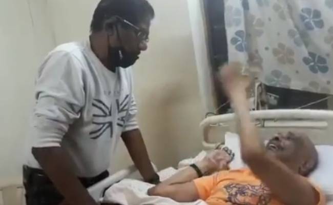 நடிகர் பாபுவை சந்தித்த பாரதிராஜா | Director bharathiraja meets en uyir thozhan babu in hospital