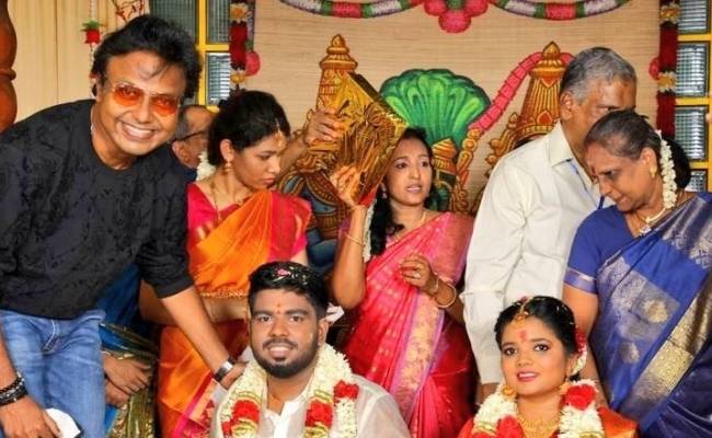 பிரபல இயக்குநரின் மகனின் திருமணம் | Director selva's sons marriage is finished with celebrities wish