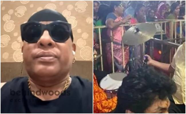 Drums Sivamani about Late Mayilsamy last voice message