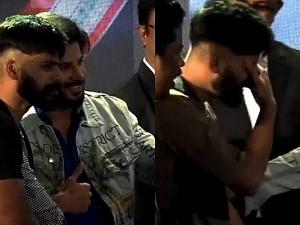 Dulquer salmaan fan emotional in sita ramam movie event