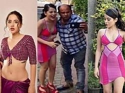 வாயில் இருந்ததை துப்பிவிட்டு செல்ஃபி எடுத்த ரசிகர்.. விழுந்து விழுந்து சிரித்த நடிகை!