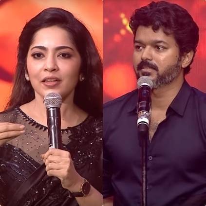 Fans wishes to Vj Ramya for Thalapathy 64 in Vijay Style