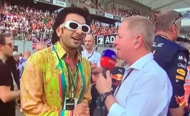 former f1 racer fails to identify ranveer singh his response viral