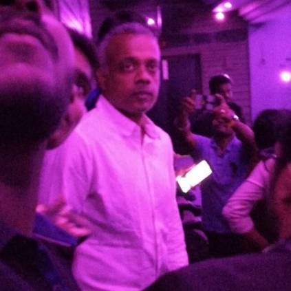 Gautham Menon's Mass entry for Dhanush's ENPT FDFS show Video is here