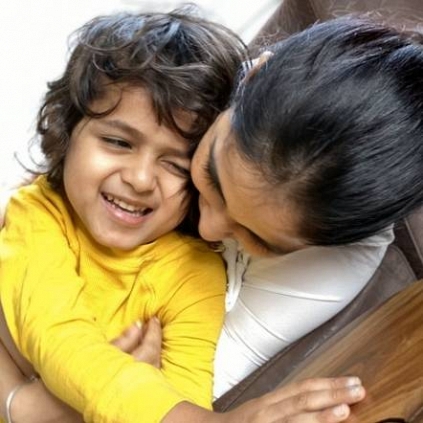 Genelia took to Instagram to post adorable pictures with her son Riaan