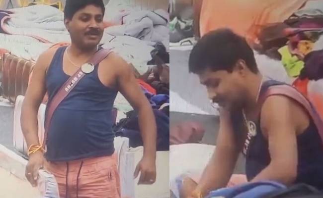 Gp muthu wants to wash clothes in swimming pool bb6 tamil