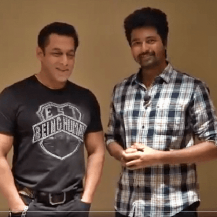 Hero Sivakarthikeyan wished Salman Khan for Dabangg 3