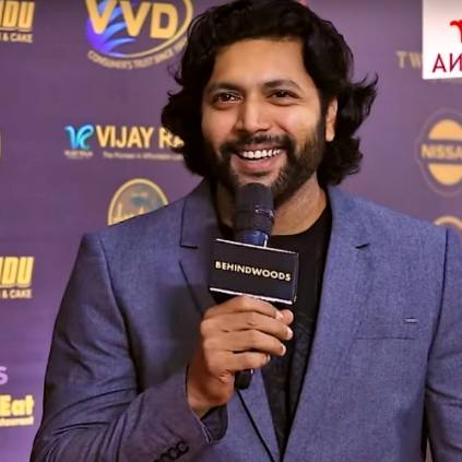 Jayam Ravi and his wife Aarthi at Behindwoods Gold Medals 2019